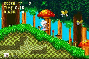 Sonic bianco in Sonic Knuckles