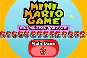 Mini-Mario-Spiel: Minis Marsch für immer
