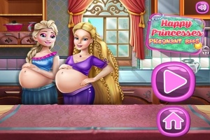 Rapunzel a Elsa těhotná