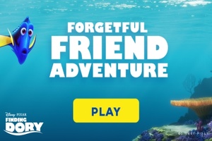 Follow the adventure of looking for Dory
