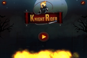 バイクの夜の騎士