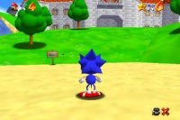 Super Mario 64 but with Sonic