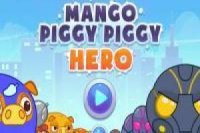 Pigs Superheroes in the style of Angry Birds