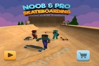 Noob de Minecraft Skateboarding