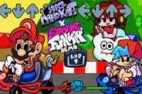Friday Night Funkin vs Super Mario Kart