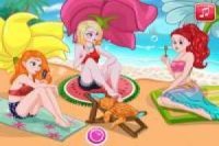 Princesas Disney en la Playa