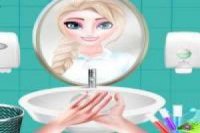 Elsa y sus amigas: Lavan sus manos