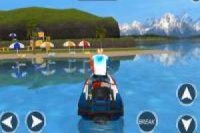 Carrera de motos acuáticas 3D
