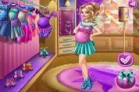Barbie Embarazada: Limpia el armario soñado