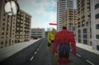 Red Hulk: Attack on the city
