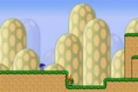 Sonic in the world of Mario Bros.