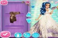 Rapunzel, Jasmine y Ariel: Vestidos de Colores