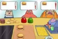 Spongebob Cooking Burgers