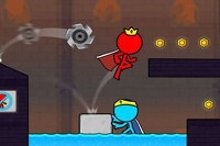 Red and Blue Stickman 2 Online