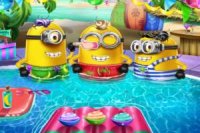 The Minions and their pool party
