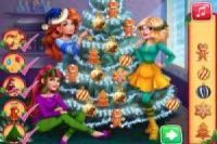 Viste al árbol de navidad con nuestras chicas