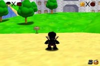 Ninja Mario in Super Mario 64