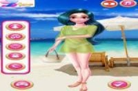 Atuendos de playa para las princesas