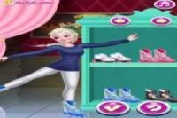 Las princesas Frozen patinan sobre ruedas