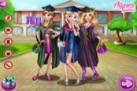 Anna, Elsa y Rapunzel: Selfies de Graduación