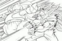 Pintar: Goku vs Majin Buu