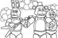 Paint the characters of FNAF