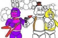 Paint the characters of FNAF