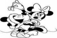 Pintar Mickey y Minnie